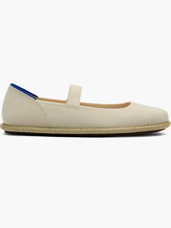 Rothy's Shoes - Rothy's Cruiser Mary Jane shoes in the White Sand